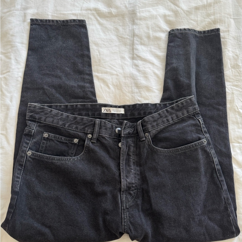 Zara Men's Black Jeans